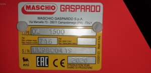 Herse rotative Maschio Delfino DL1500