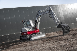 Takeuchi TB280 FR PELLE À RAYON COURT